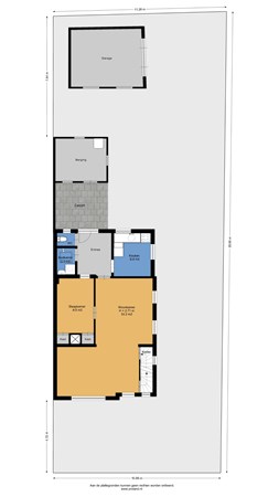 Floorplan - Oudeweg 28, 9628 CE Siddeburen